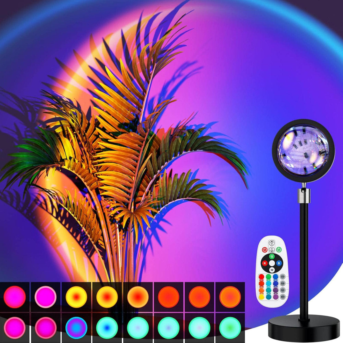 Sunset Projection Lamp — Turn Any Room Into a Sunset in 1 Click